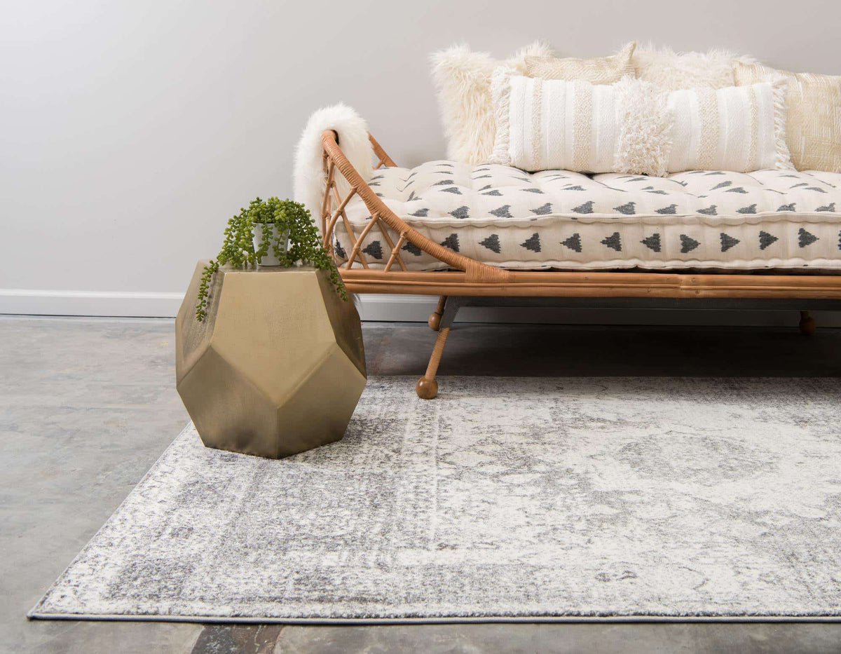 Rechteck Teppich Venice in Grau von Hadorn™ - Lifestyle Image