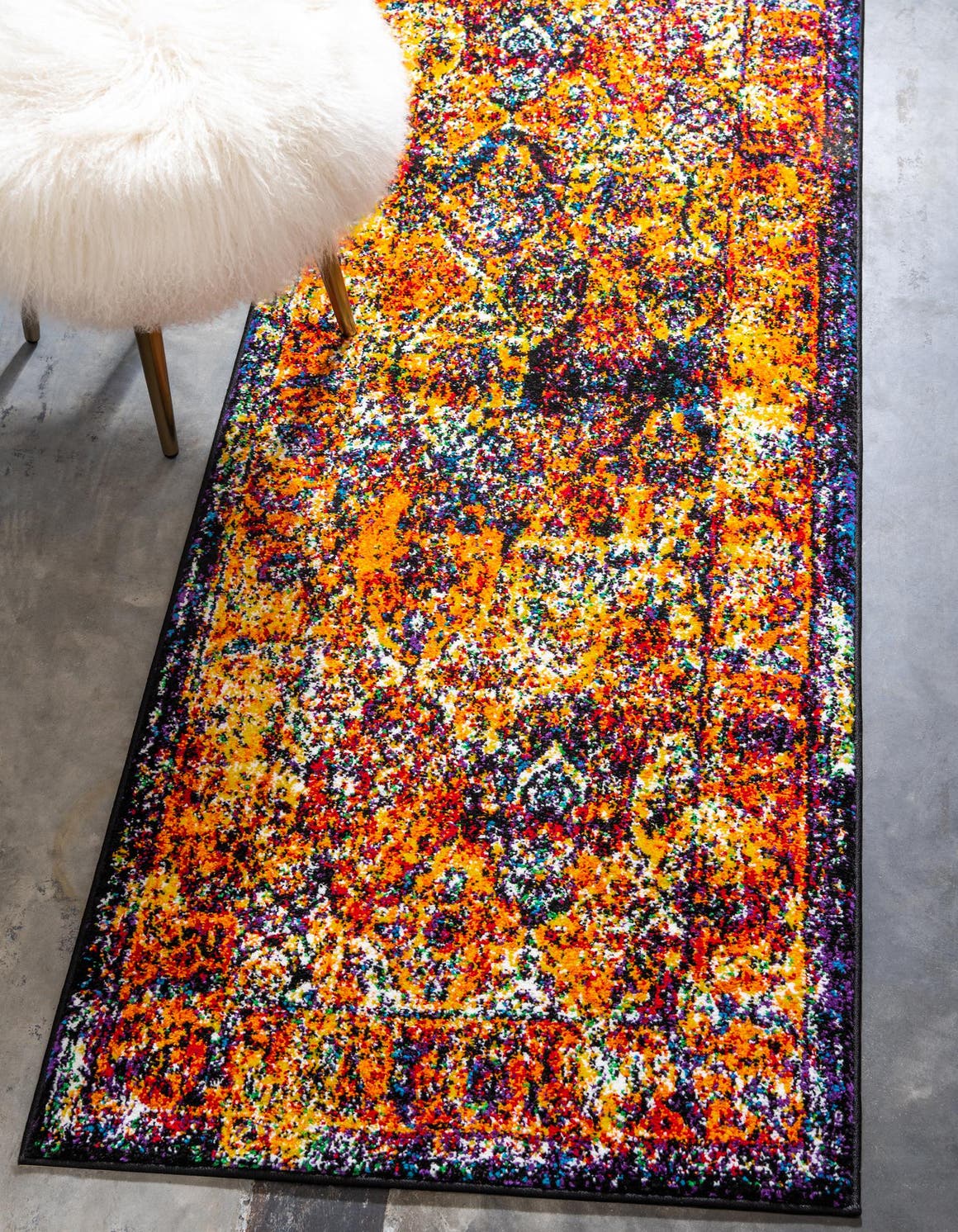 Läufer Teppich Venice in Orange von Hadorn™ - Lifestyle Image