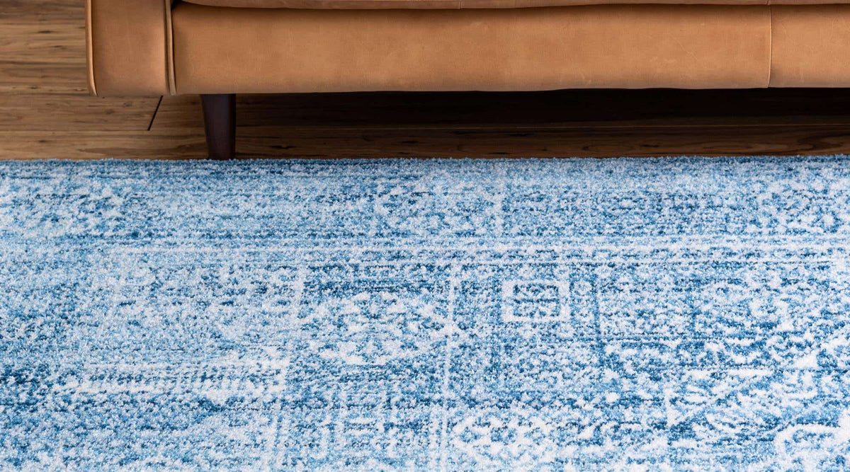 Rechteck Teppich Brooklyn in Blau von Hadorn™ - Lifestyle Image