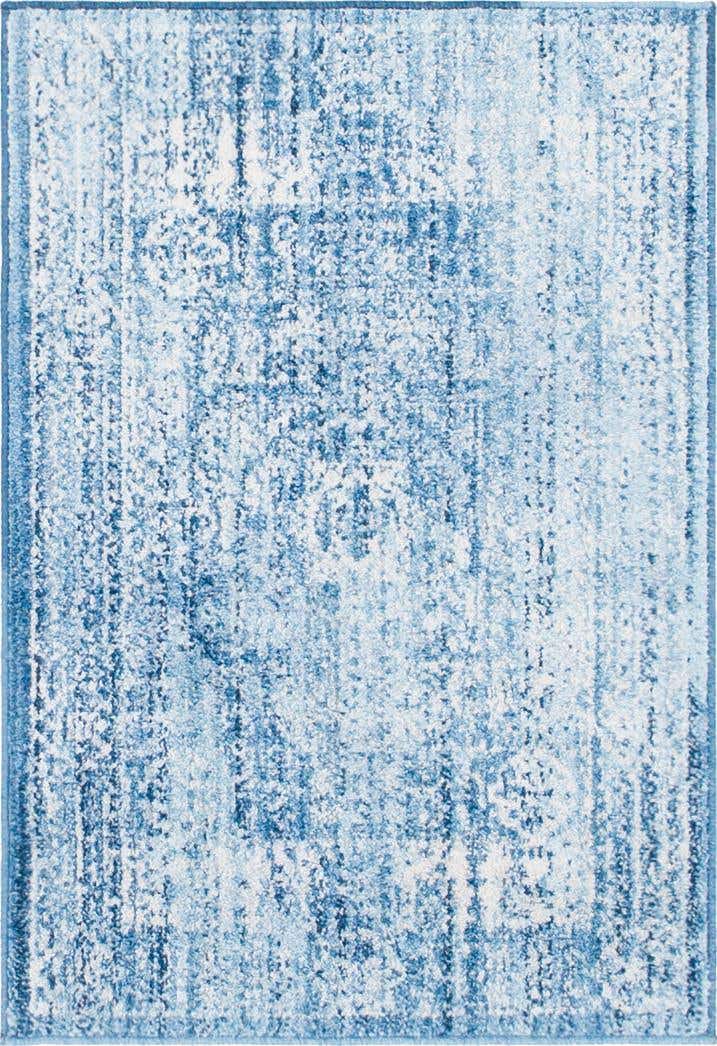 Rechteck Teppich Brooklyn in Blau von Hadorn™ - Lifestyle Image