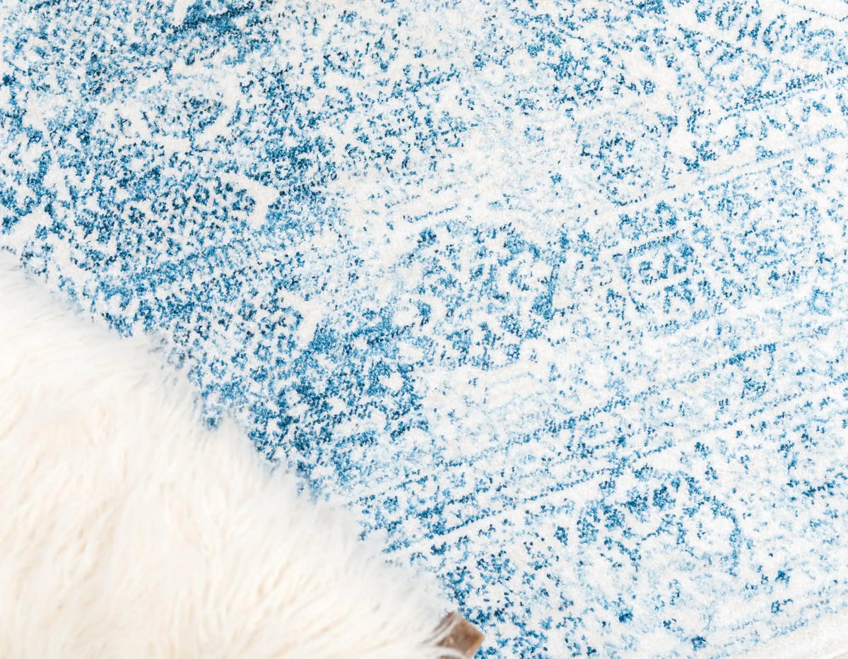 Rechteck Teppich Brooklyn in Hellblau von Hadorn™ - Lifestyle Image