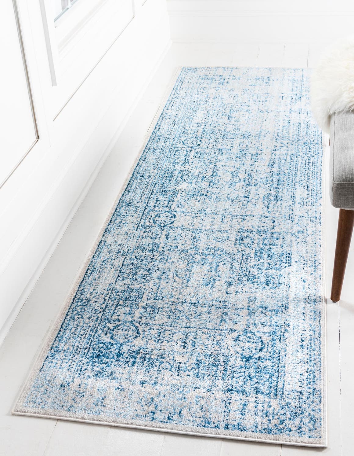 Läufer Teppich Brooklyn in Hellblau von Hadorn™ - Lifestyle Image