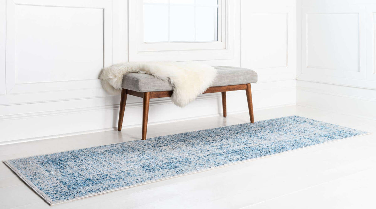 Läufer Teppich Brooklyn in Hellblau von Hadorn™ - Lifestyle Image