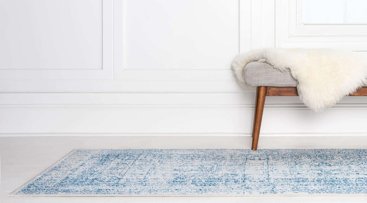 Läufer Teppich Brooklyn in Hellblau von Hadorn™ - Lifestyle Image