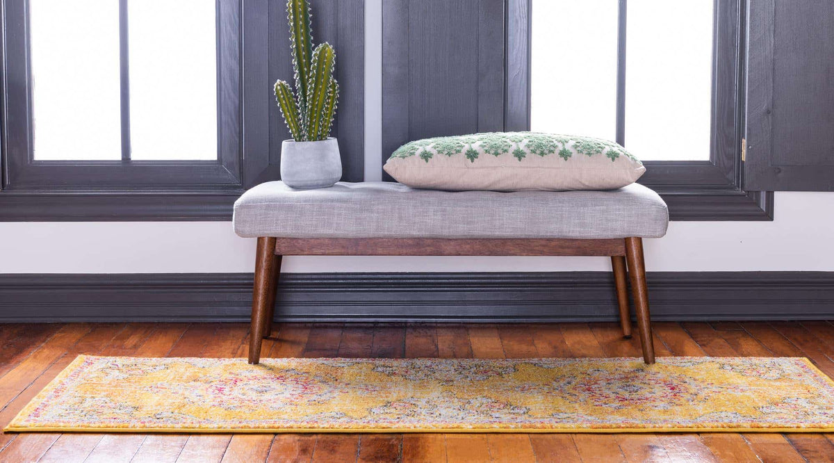 Läufer Teppich Carrington in Gold von Hadorn™ - Lifestyle Image