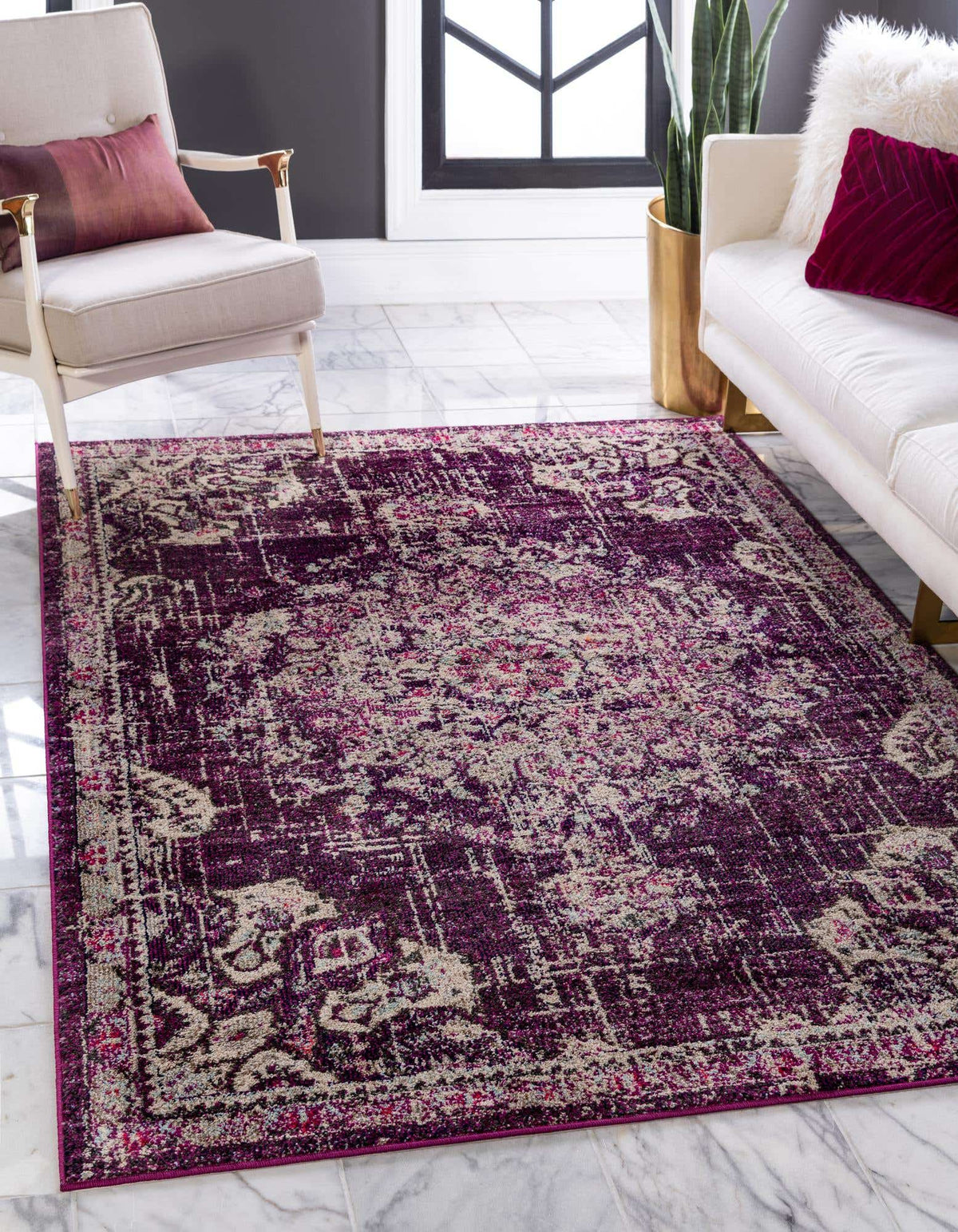 Rechteck Teppich Carrington in Lila von Hadorn™ - Lifestyle Image