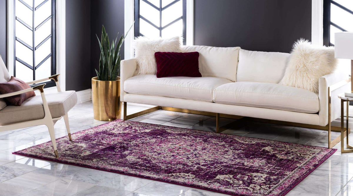 Rechteck Teppich Carrington in Lila von Hadorn™ - Lifestyle Image