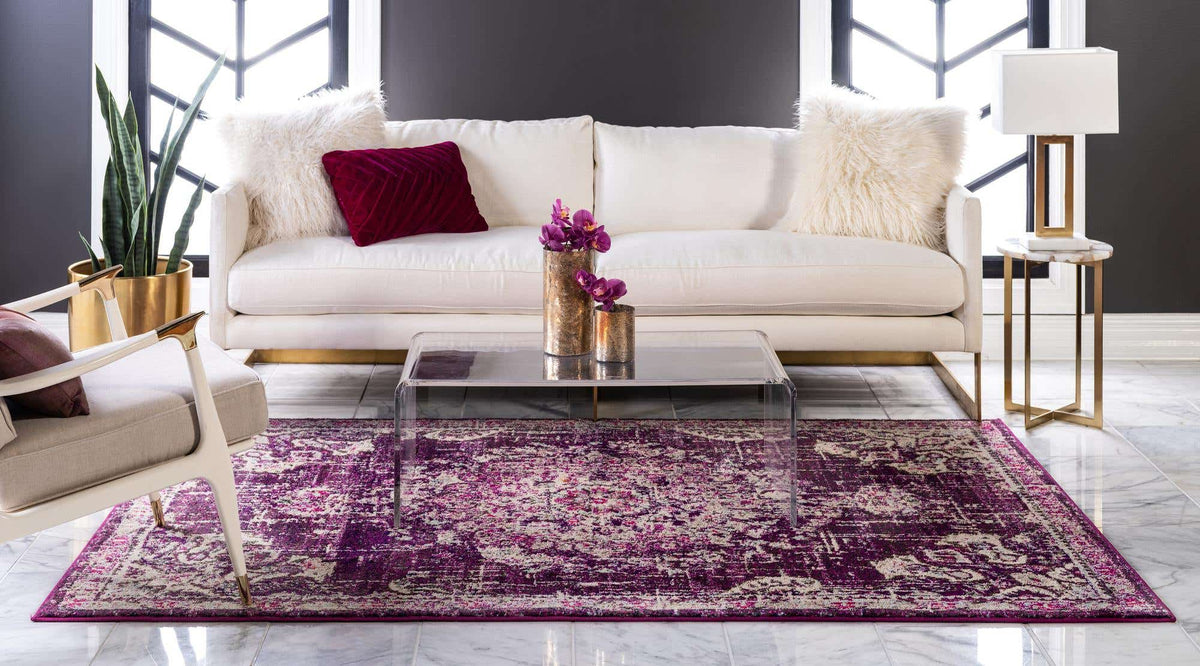 Rechteck Teppich Carrington in Lila von Hadorn™ - Lifestyle Image