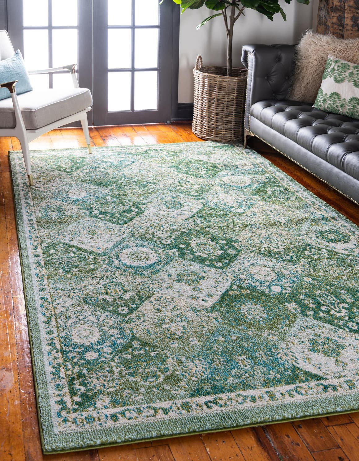 Rechteck Teppich Carrington in Grün von Hadorn™ - Lifestyle Image