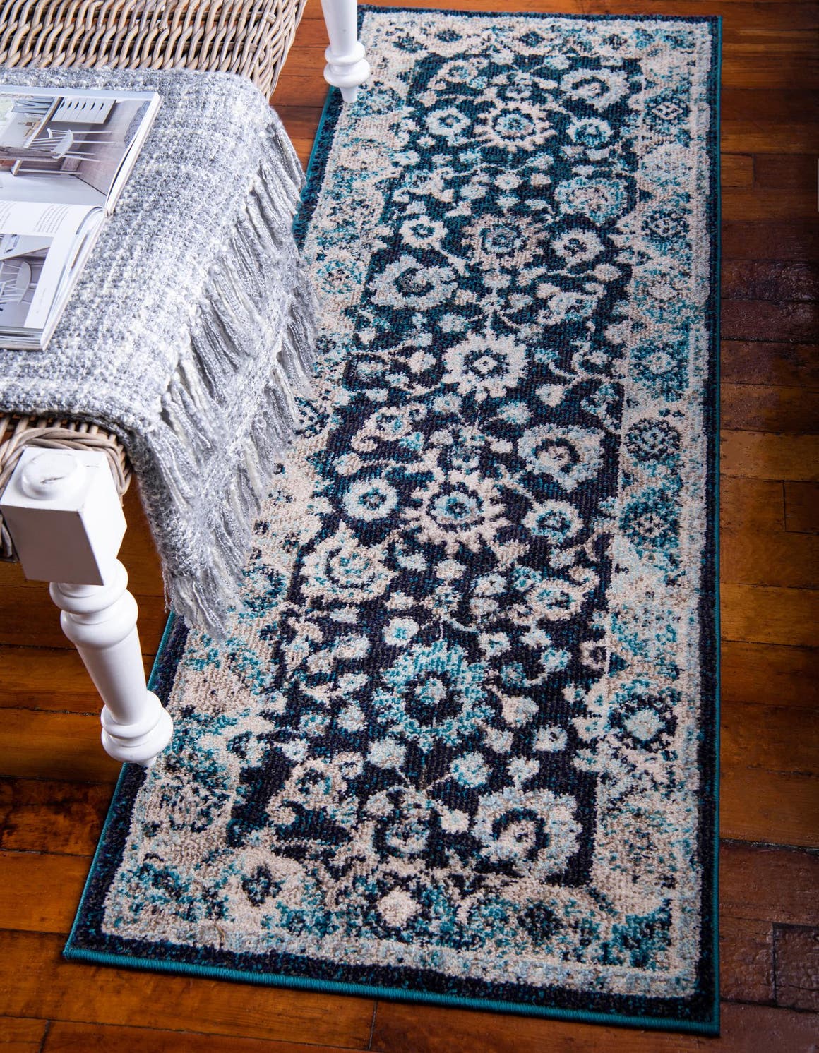 Läufer Teppich Carrington in Blau von Hadorn™ - Lifestyle Image
