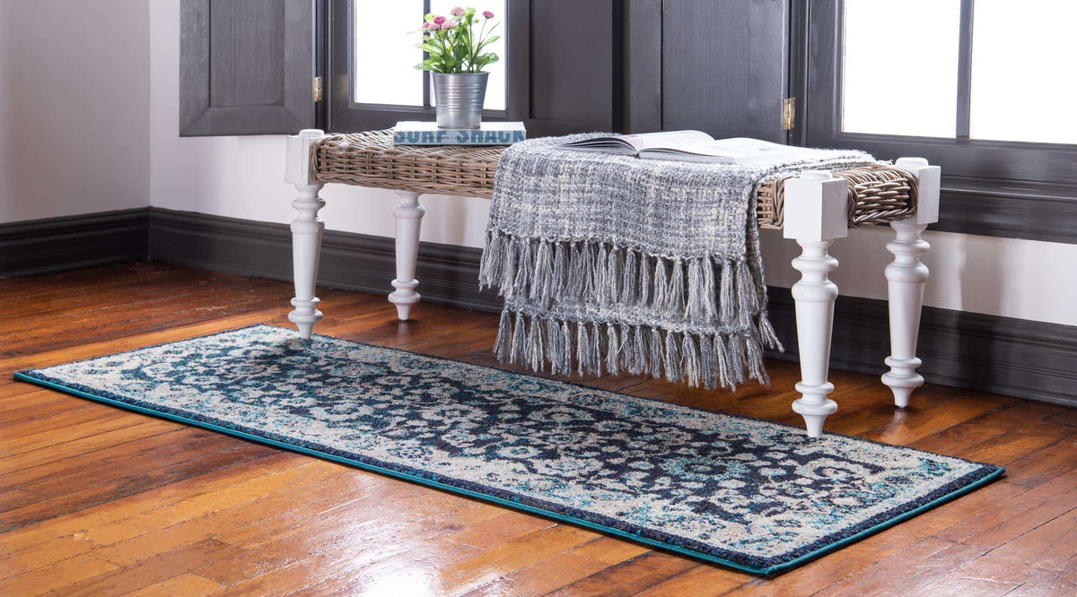 Läufer Teppich Carrington in Blau von Hadorn™ - Lifestyle Image