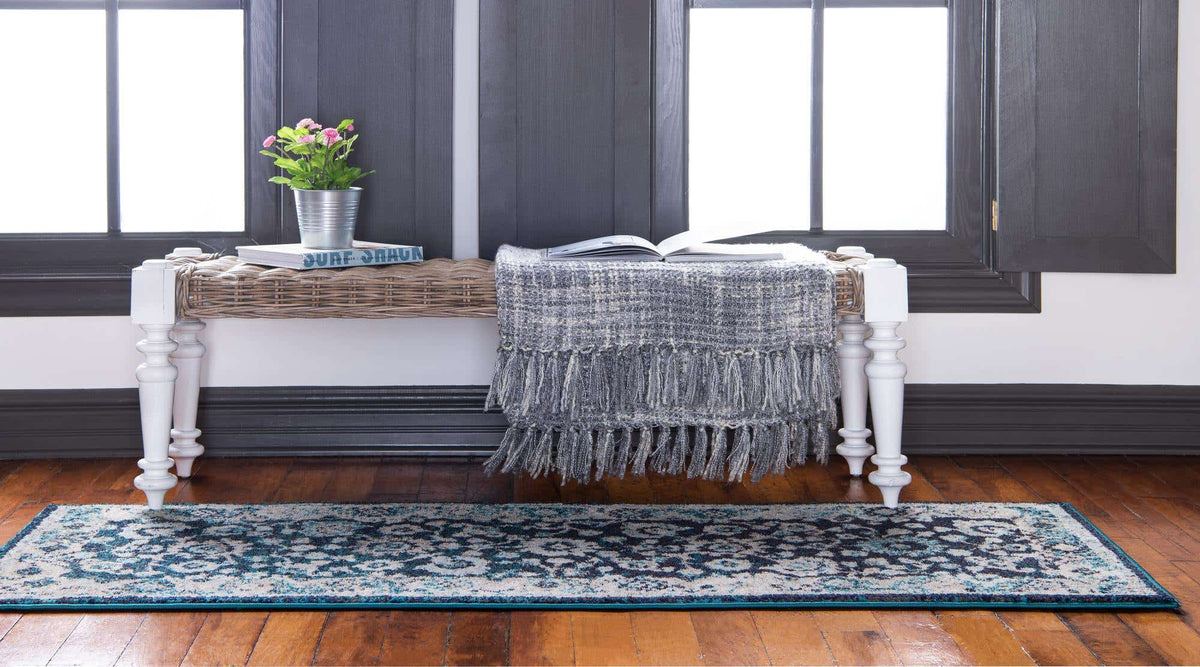 Läufer Teppich Carrington in Blau von Hadorn™ - Lifestyle Image
