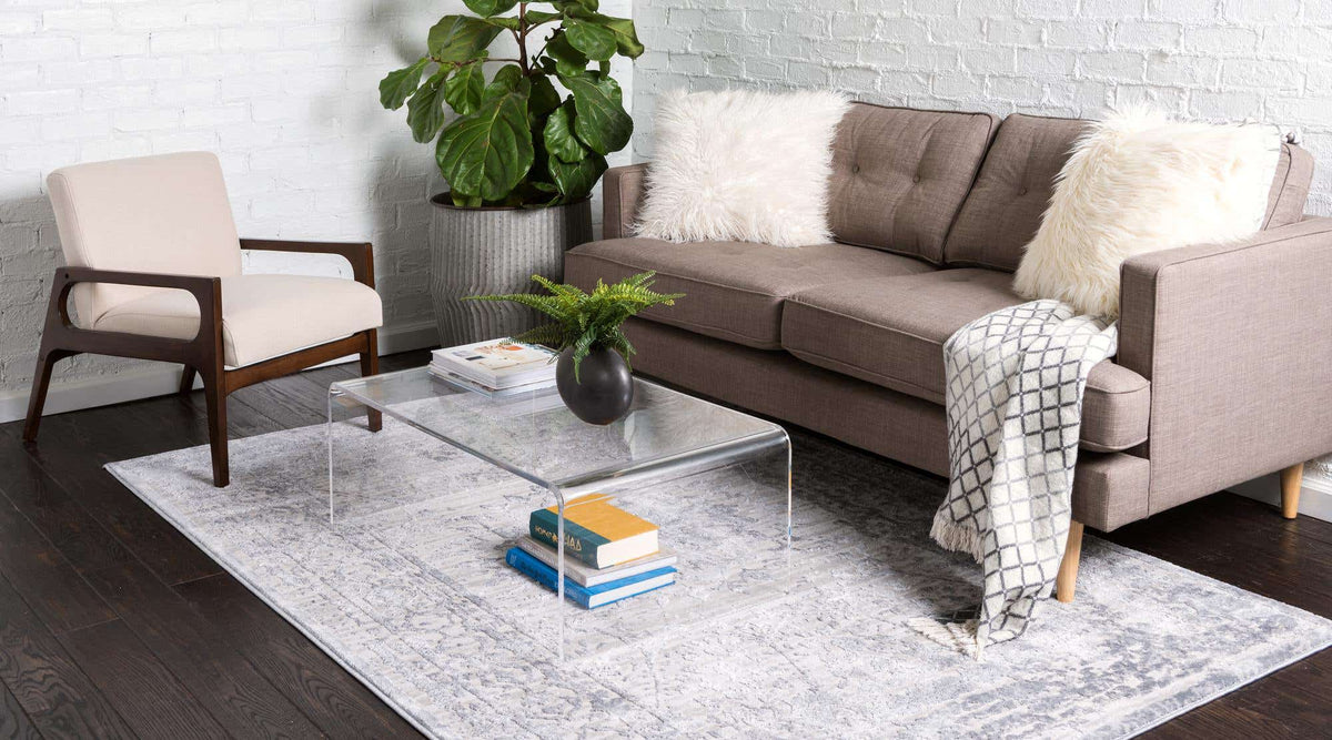 Rechteck Teppich Chesterfield in Grau von Hadorn™ - Lifestyle Image