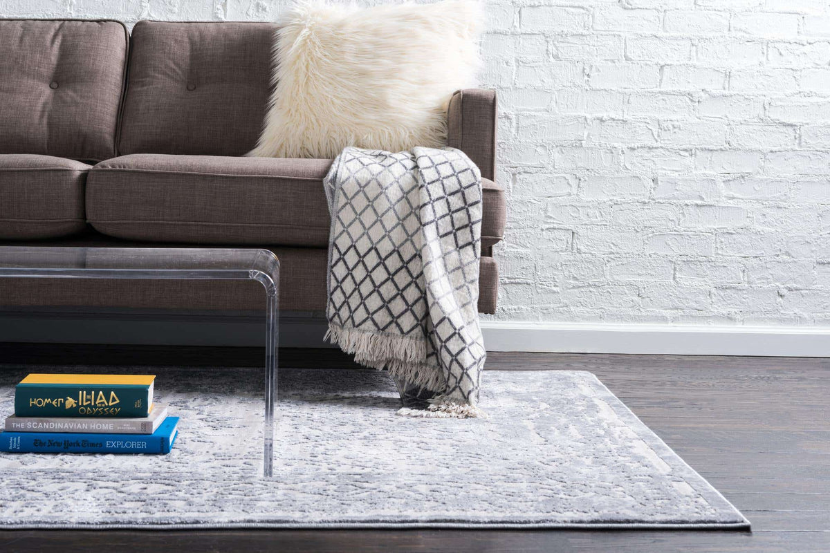 Rechteck Teppich Chesterfield in Grau von Hadorn™ - Lifestyle Image
