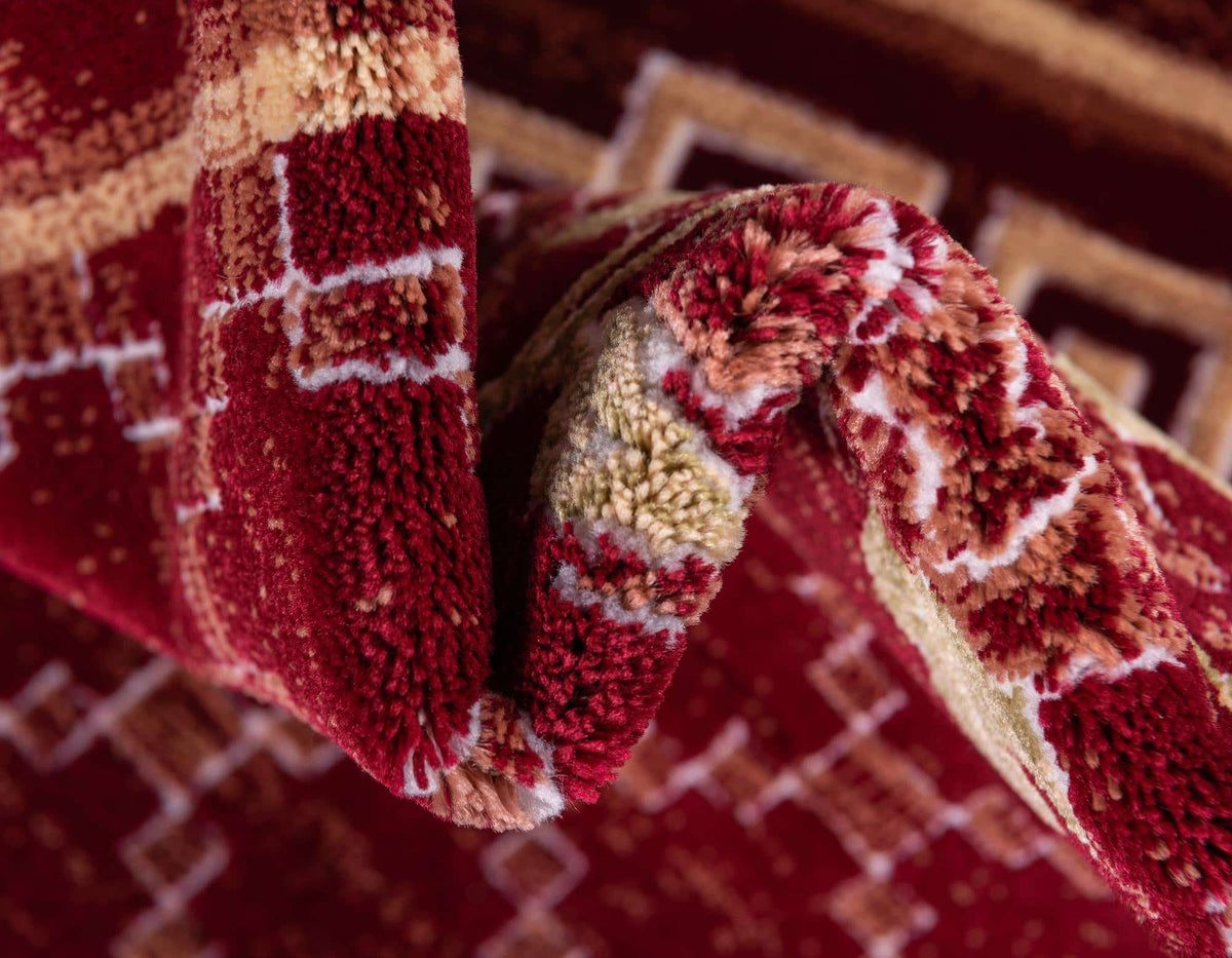 Rechteck Teppich Pao Tou in Rot von Hadorn™ - Lifestyle Image