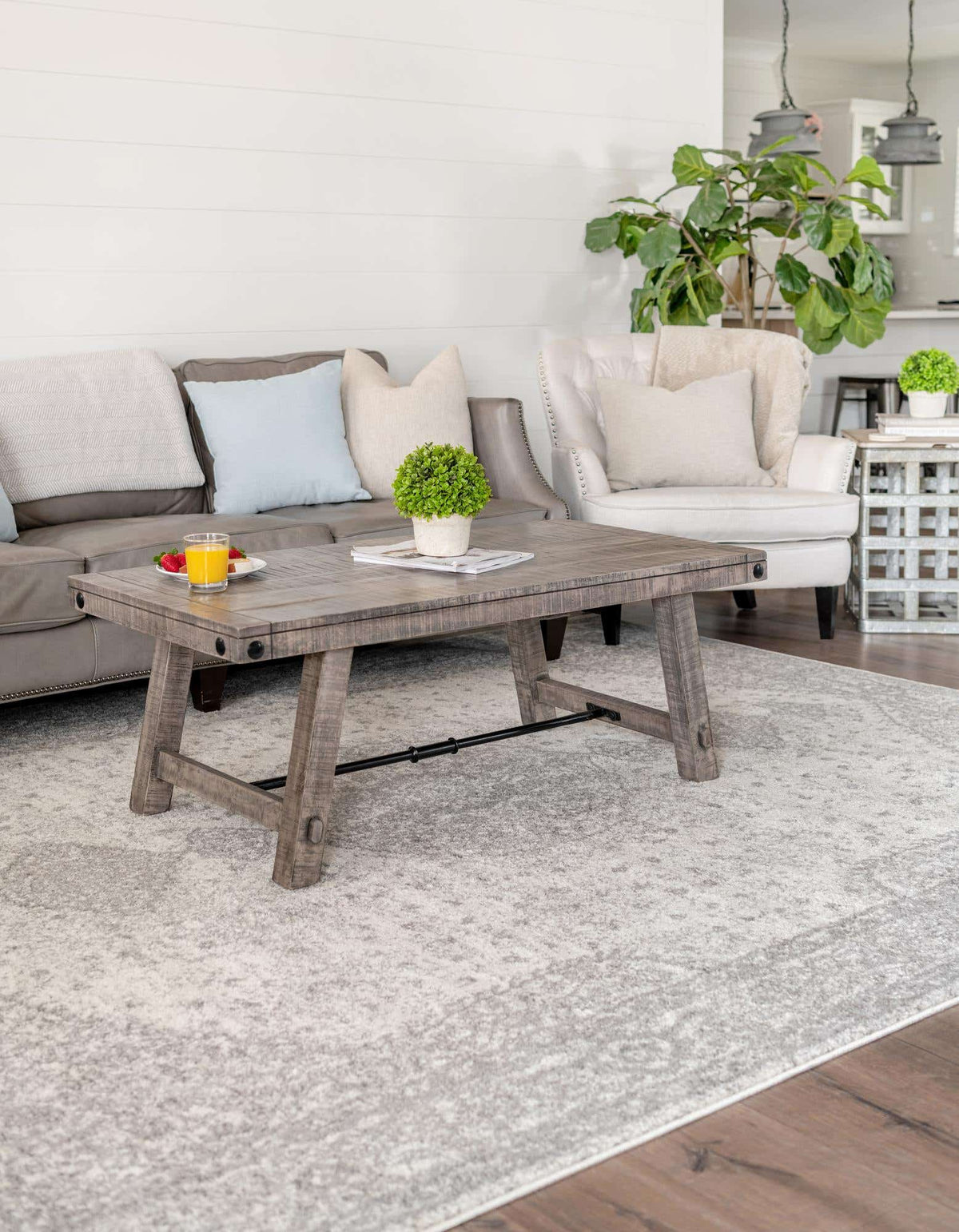 Rechteck Teppich Bexley in Grau von Hadorn™ - Lifestyle Image