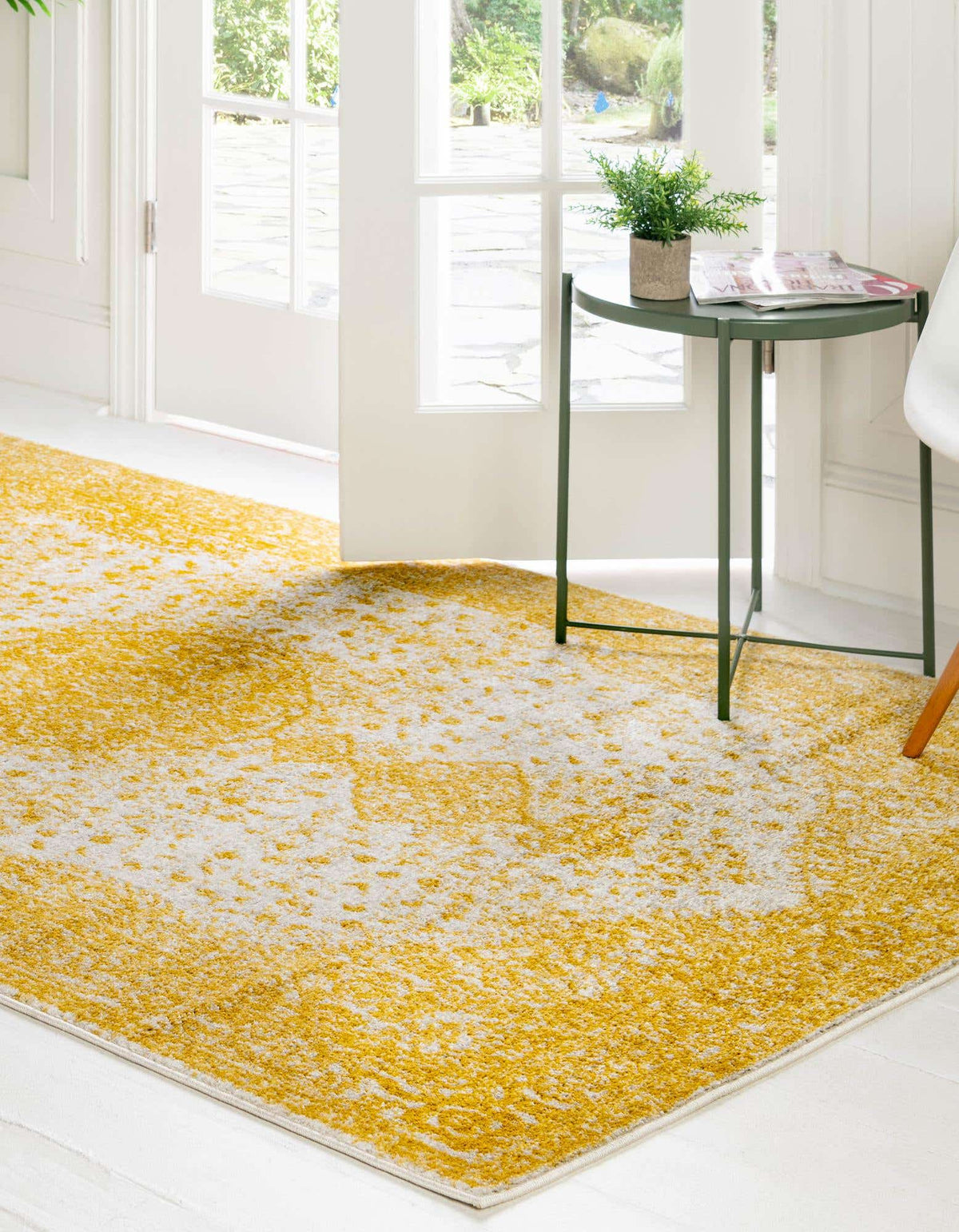Rechteck Teppich Bexley in Gelb von Hadorn™ - Lifestyle Image