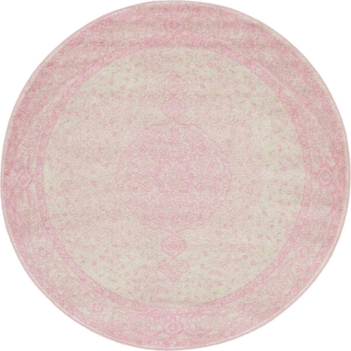 Rund Teppich Bexley in Rosa von Hadorn™ - Lifestyle Image