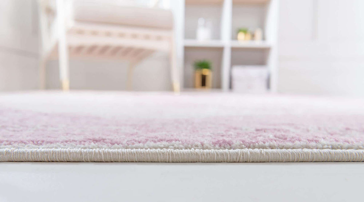 Rund Teppich Bexley in Rosa von Hadorn™ - Lifestyle Image