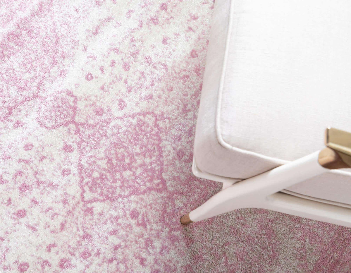 Rund Teppich Bexley in Rosa von Hadorn™ - Lifestyle Image