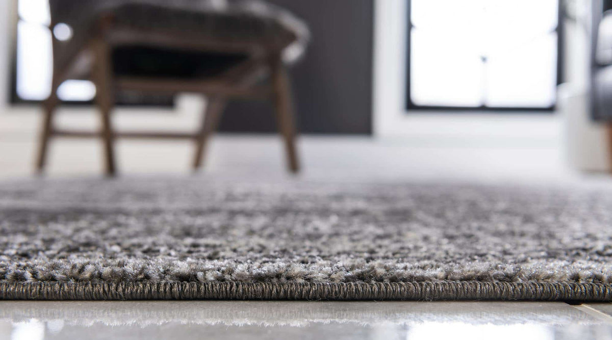 Rund Teppich Bexley in Dunkelgrau von Hadorn™ - Lifestyle Image