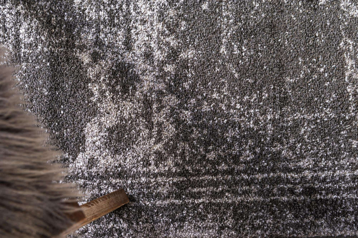 Rund Teppich Bexley in Dunkelgrau von Hadorn™ - Lifestyle Image