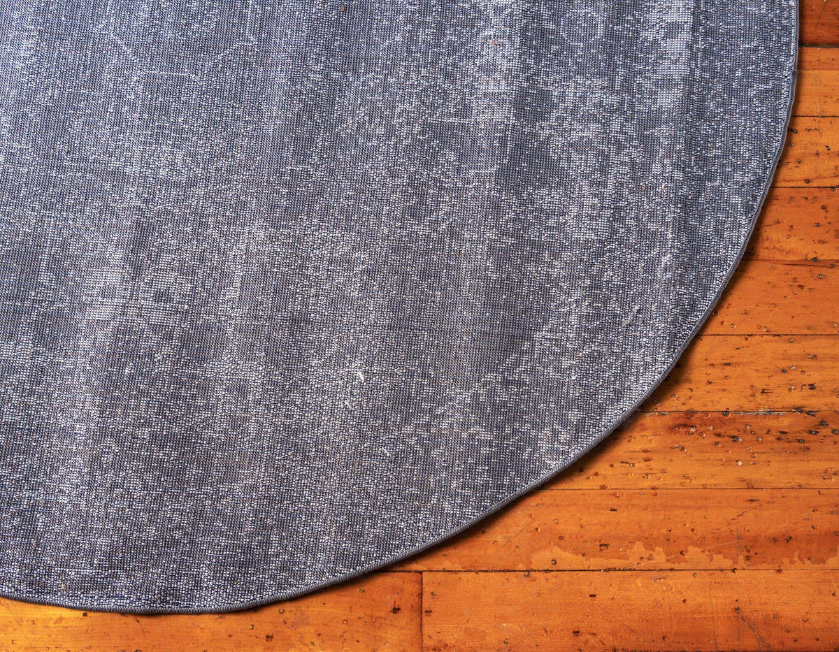 Rund Teppich Bexley in Dunkelgrau von Hadorn™ - Lifestyle Image