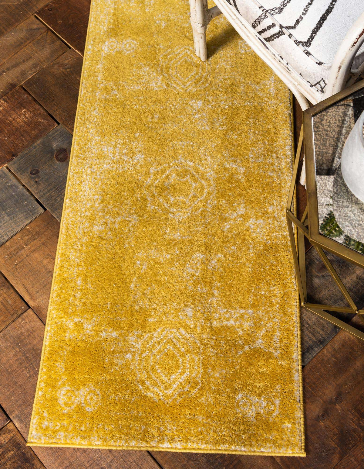 Läufer Teppich Bexley in Gelb von Hadorn™ - Lifestyle Image