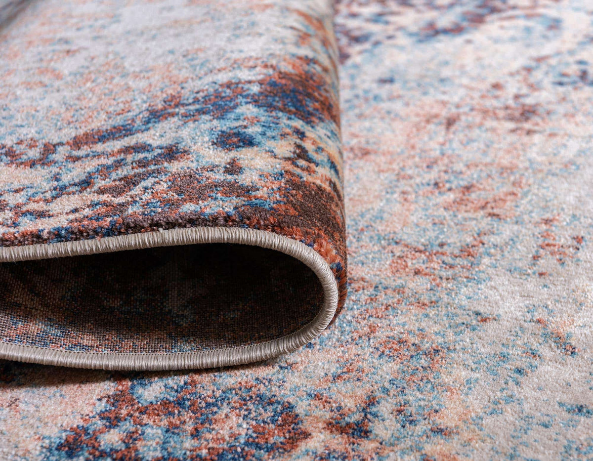 Rund Teppich Ethereal in Rot von Hadorn™ - Lifestyle Image