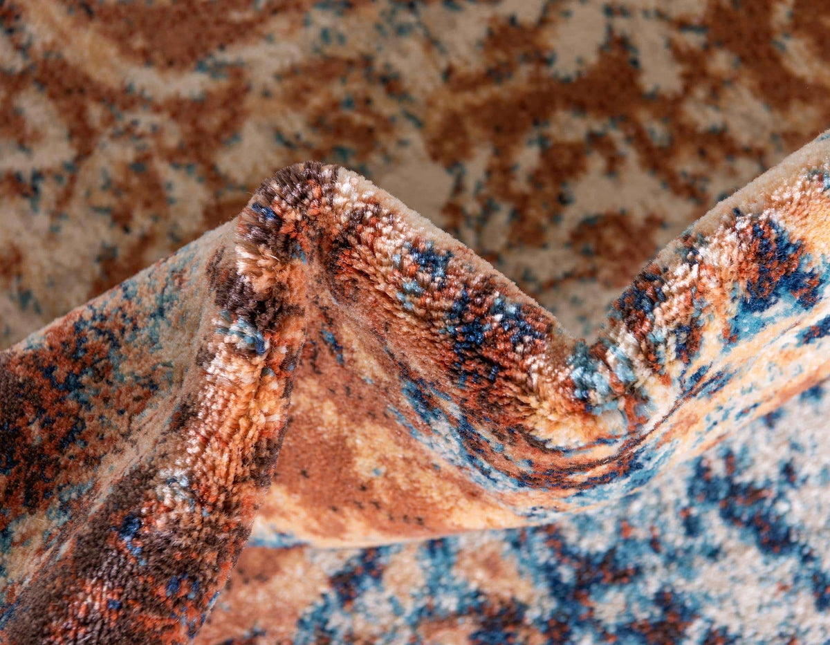 Rund Teppich Ethereal in Rot von Hadorn™ - Lifestyle Image