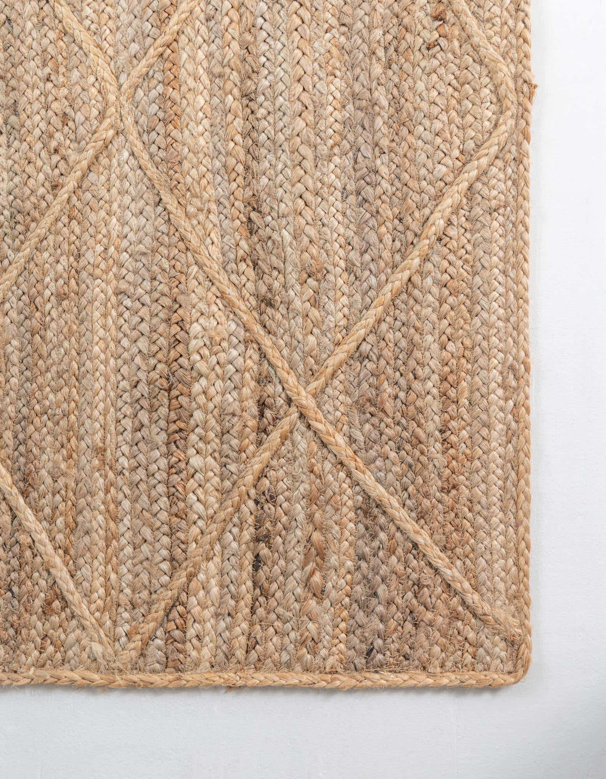 Rechteck Teppich Braided Jute in Natürlich von Hadorn™ - Lifestyle Image