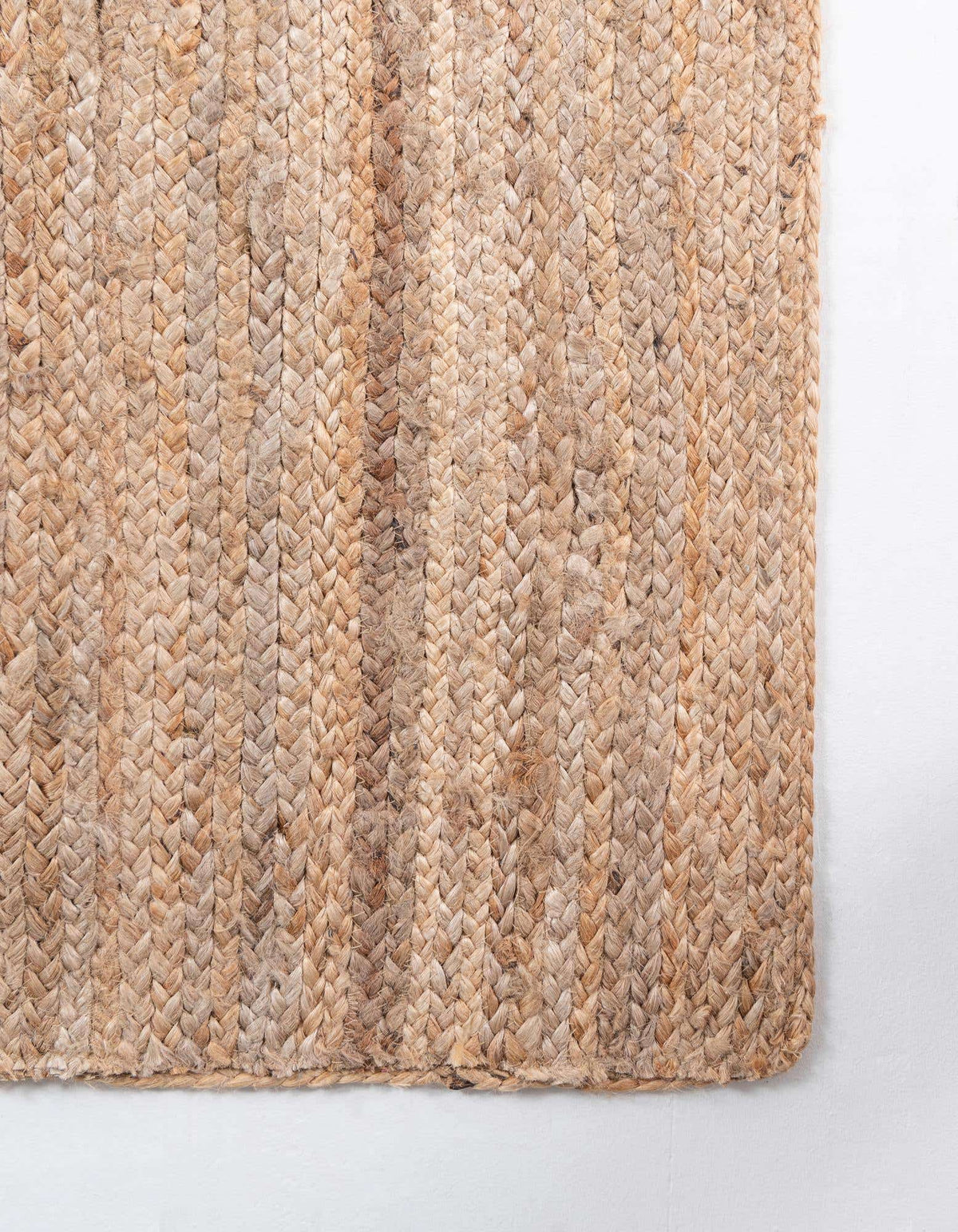 Rechteck Teppich Braided Jute in Natürlich von Hadorn™ - Lifestyle Image