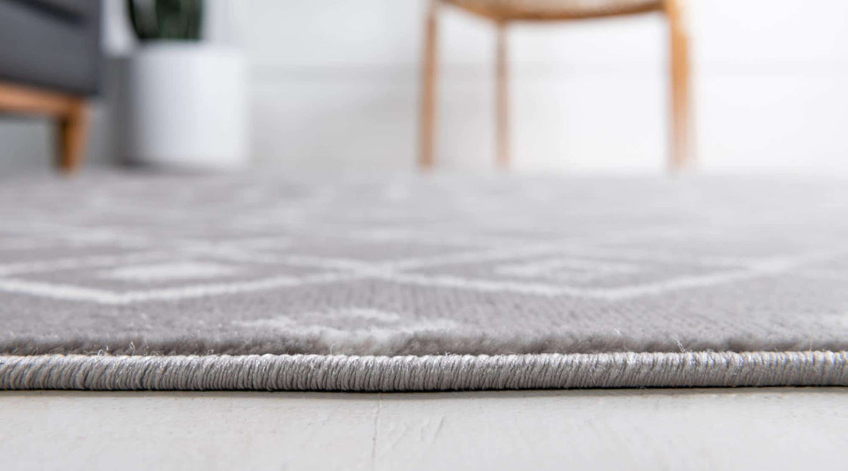 Rechteck Teppich Kasbah Trellis in Hellgrau von Hadorn™ - Lifestyle Image