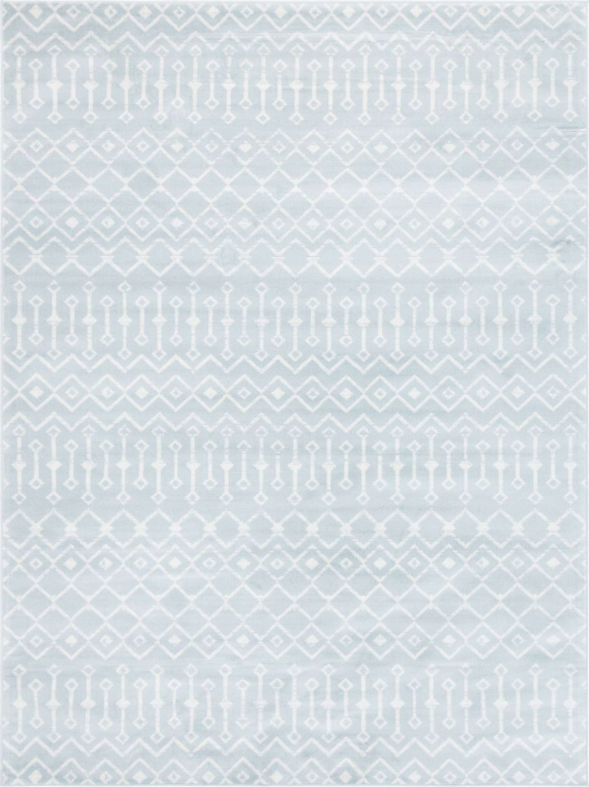 Rechteck Teppich Kasbah Trellis in Hellblau von Hadorn™ - Lifestyle Image