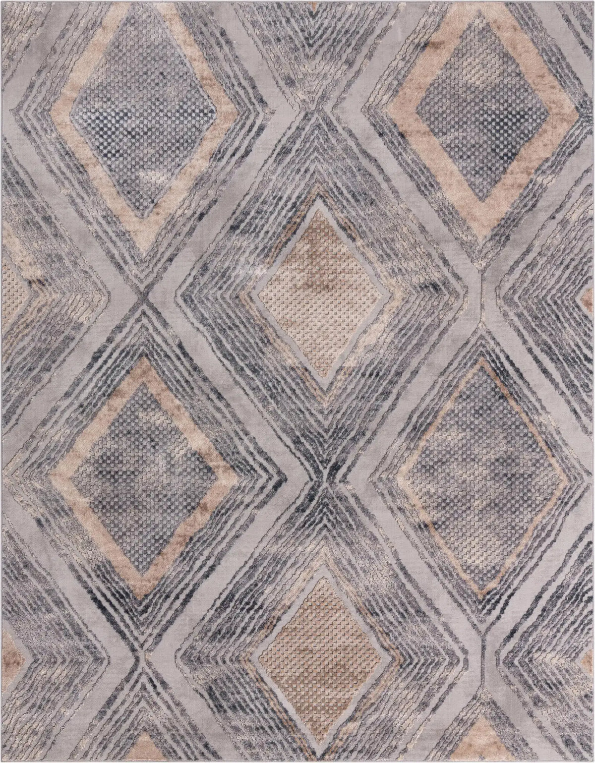 Rechteck Teppich Caspian in Grau von Hadorn™ - Lifestyle Image