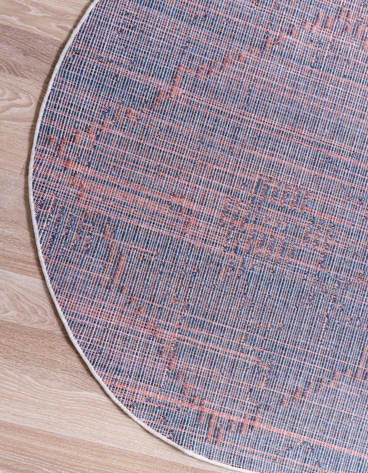 Rund Teppich Morocco in Hellblau von Hadorn™ - Lifestyle Image