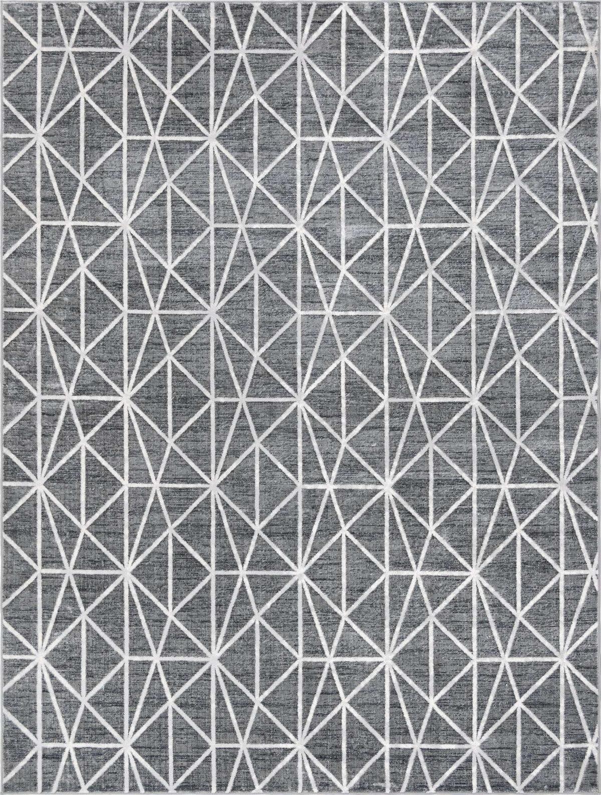 Rechteck Teppich Lattice Trellis in Grau von Hadorn™ - Lifestyle Image
