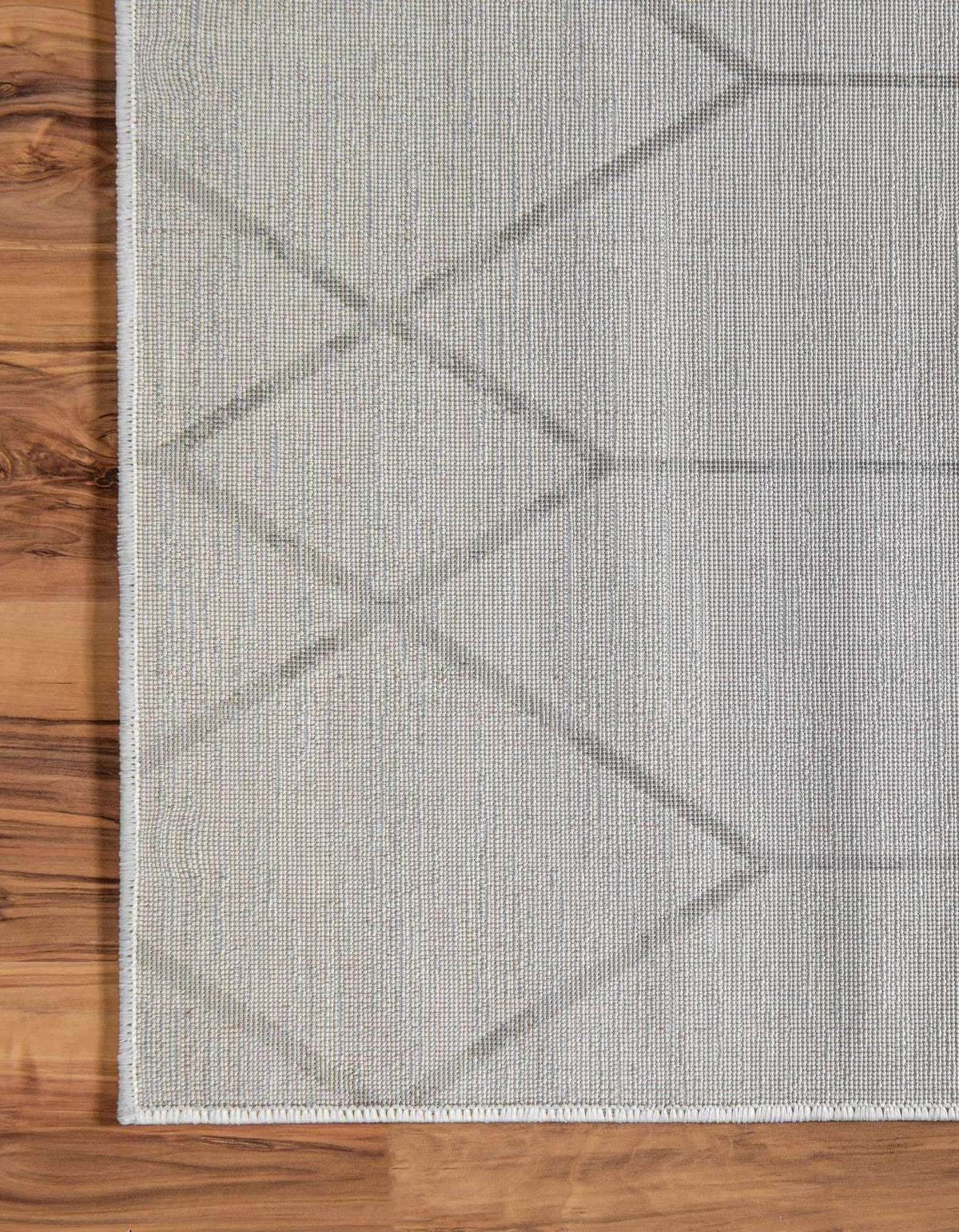 Läufer Teppich Lattice Trellis in Weiss von Hadorn™ - Lifestyle Image
