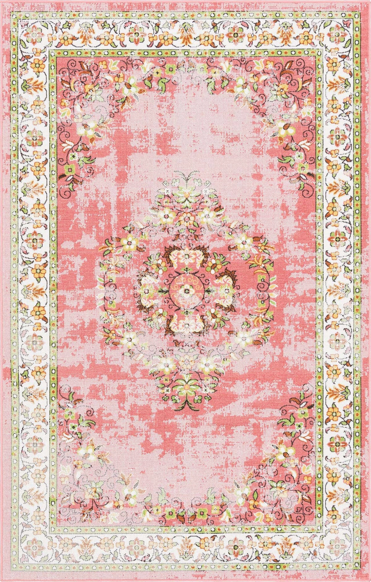 Rechteck Teppich Lucerne in Rosa von Hadorn™ - Lifestyle Image