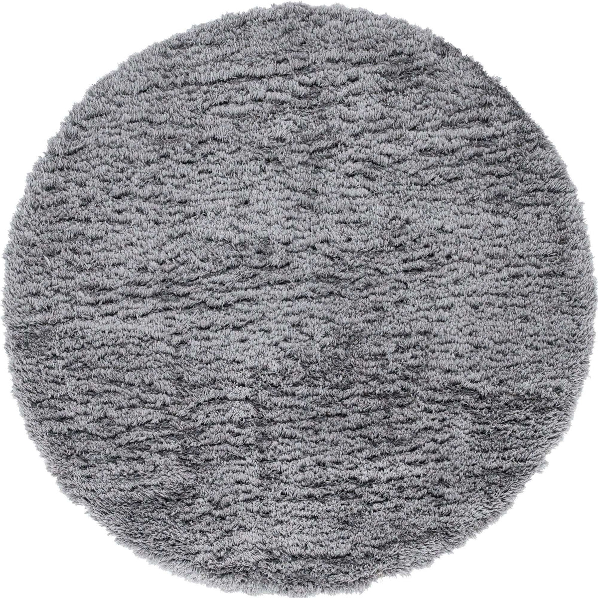 Rund Hochflorteppich Infinity Shag in Grau von Hadorn™ - Lifestyle Image