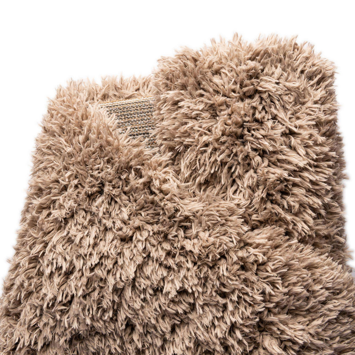 Rund Hochflorteppich Infinity Shag in Grau von Hadorn™ - Lifestyle Image