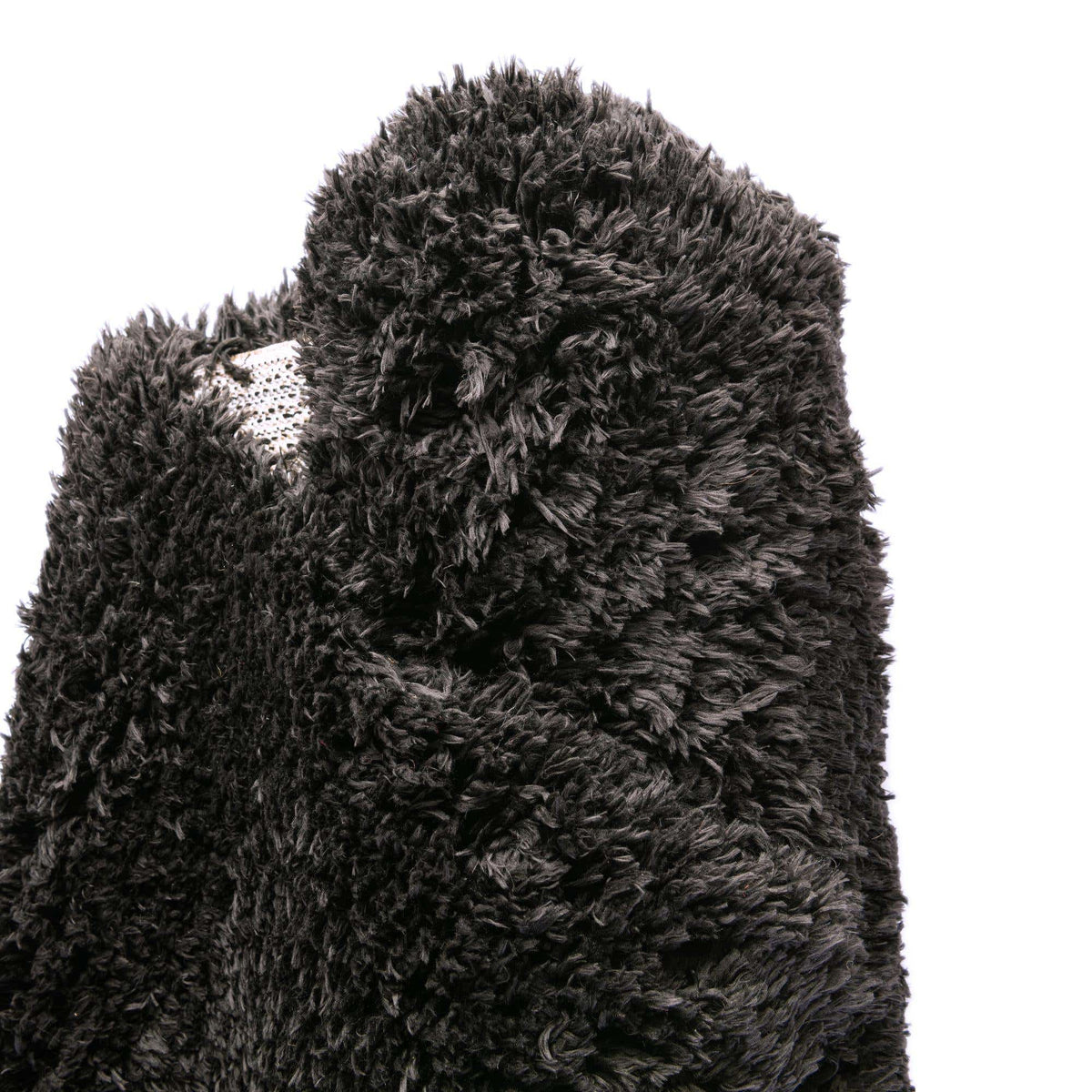 Rechteck Hochflorteppich Infinity Shag in Schwarz von Hadorn™ - Lifestyle Image