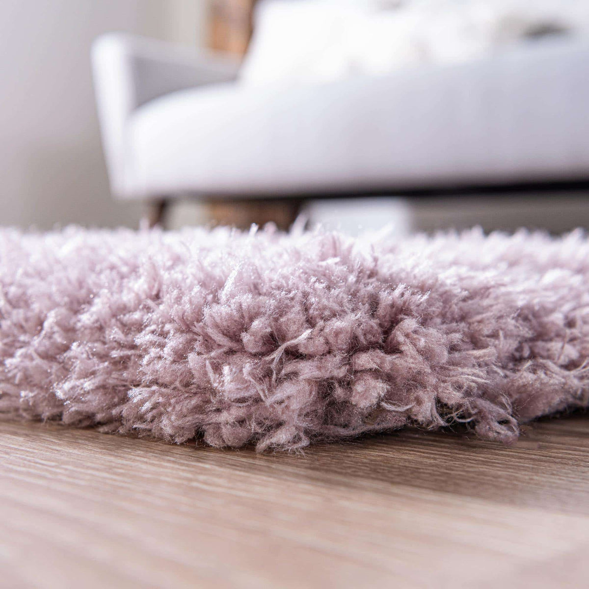 Rechteck Hochflorteppich Infinity Shag in Lila von Hadorn™ - Lifestyle Image