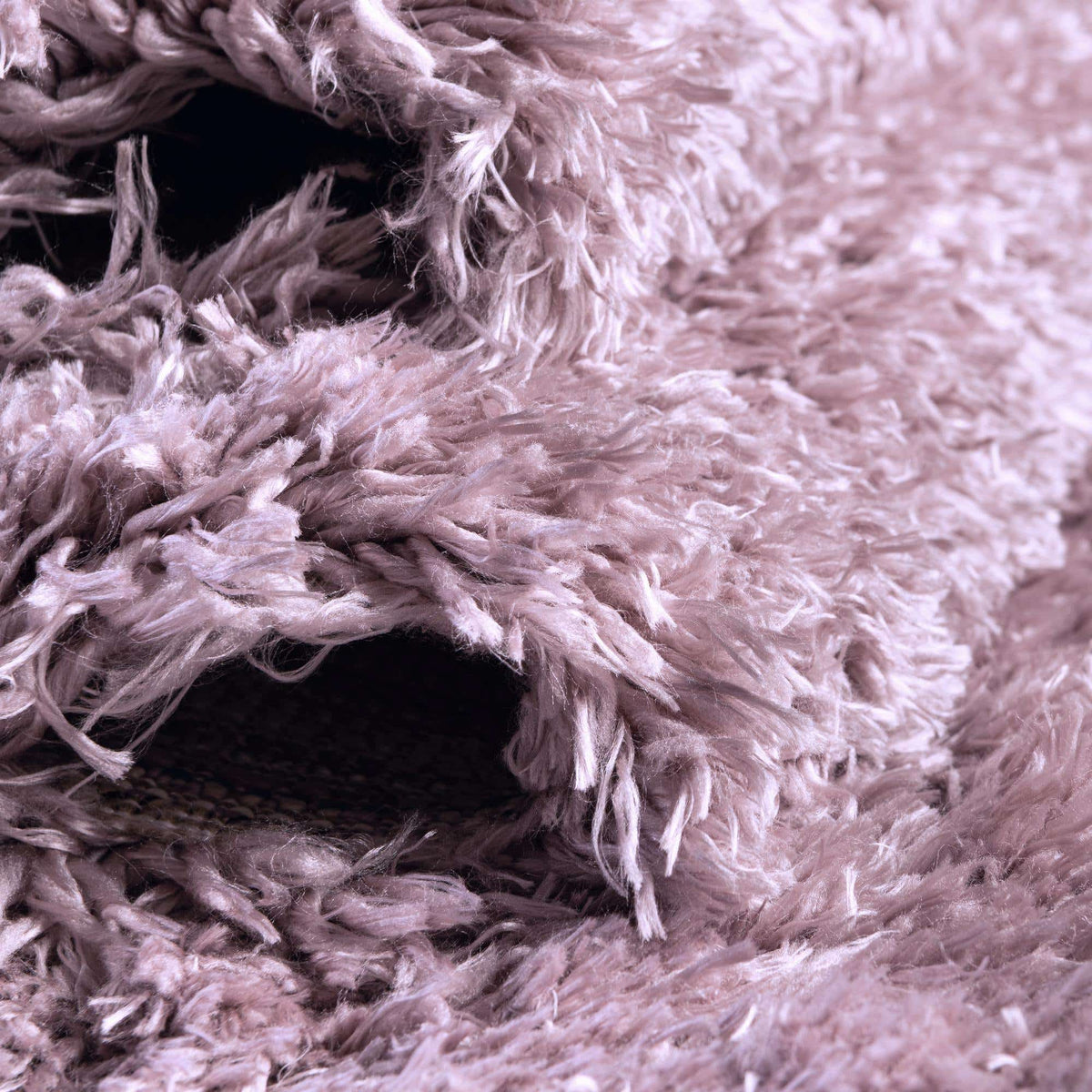 Rechteck Hochflorteppich Infinity Shag in Lila von Hadorn™ - Lifestyle Image