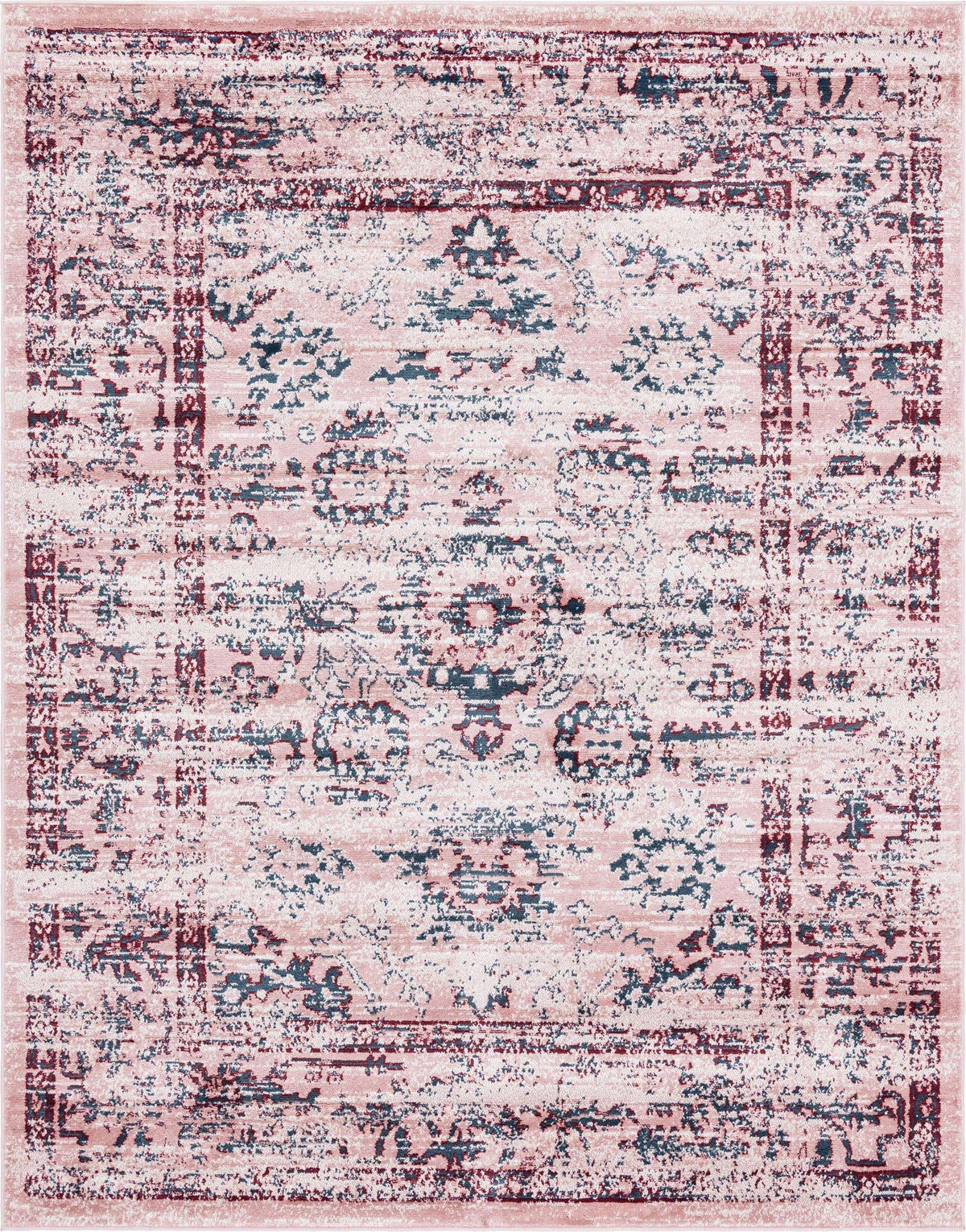 Rechteck Teppich Charleston in Rosa von Hadorn™ - Lifestyle Image