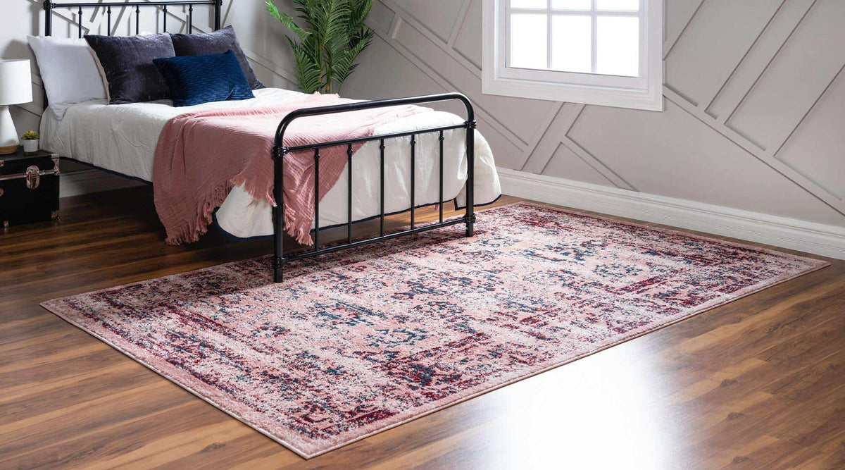 Rechteck Teppich Charleston in Rosa von Hadorn™ - Lifestyle Image