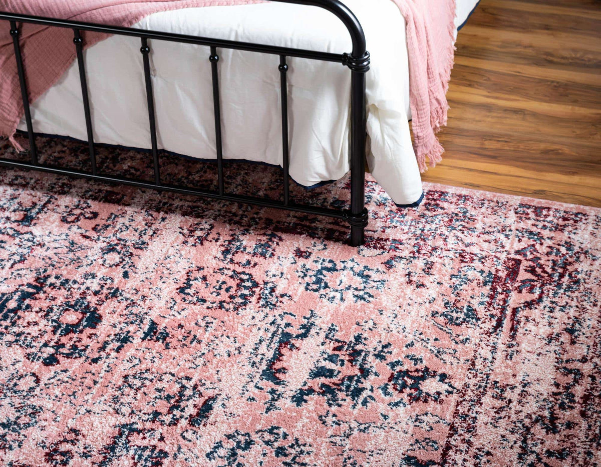 Rechteck Teppich Charleston in Rosa von Hadorn™ - Lifestyle Image