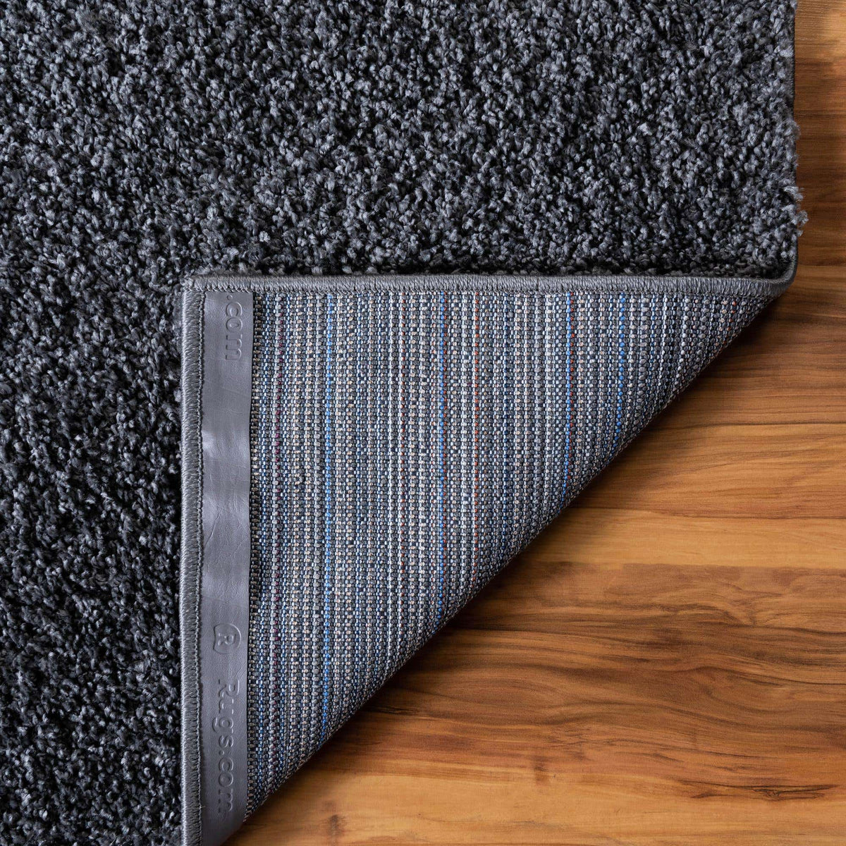 Rechteck Hochflorteppich Soft Solid Shag in Grau von Hadorn™ - Lifestyle Image