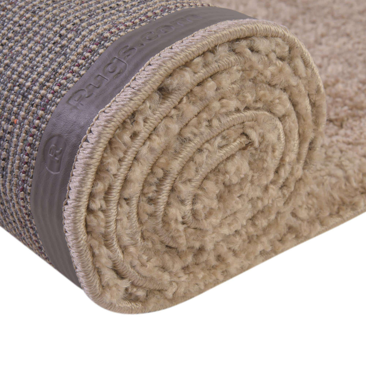 Rechteck Hochflorteppich Soft Solid Shag in Grau von Hadorn™ - Lifestyle Image