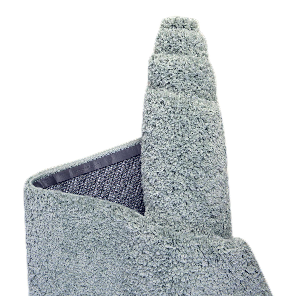 Rund Hochflorteppich Soft Solid Shag in Grün von Hadorn™ - Lifestyle Image